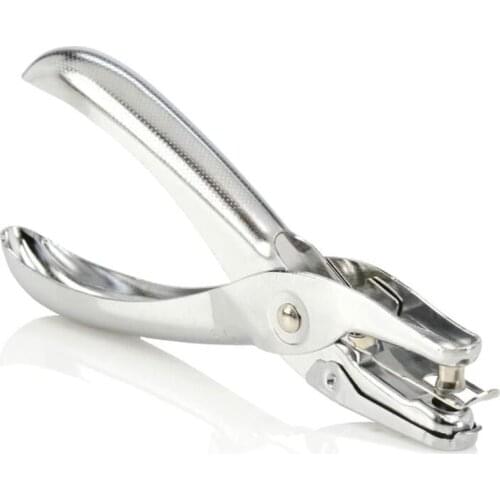 1 Pcs 6mm Hole Size Metal Hand Paper Punch Craft Sheet Single Hole Puncher For Earring Necklace Scrapbooking Punches Materials