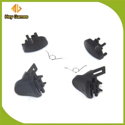 10PCS/ LOT Replacement L2 R2+ R1 L1 Tigger Button with Spring for PS4 Wireless Controller (1 Pair)