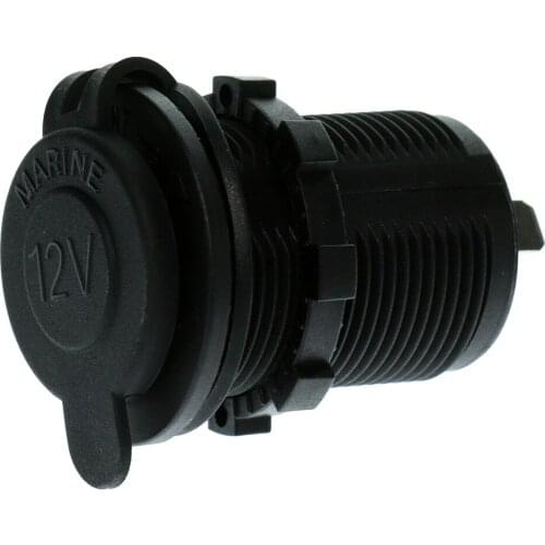 12V Car Marine Motorcycle Cigarette Lighter Socket for Phone GPS Tire Vacuum Cleaner