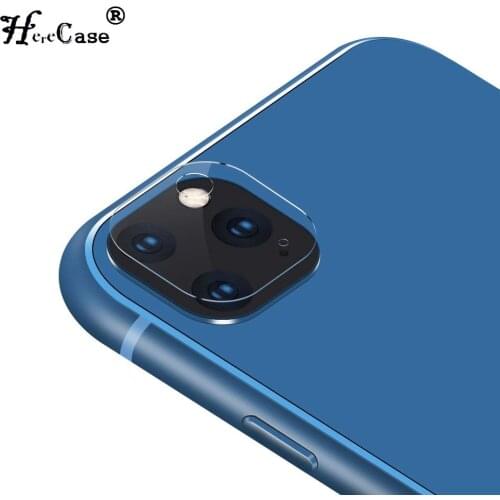 2Pcs Back Camera Lens Screen Protector for iPhone11 Pro Max 2019 Tempered Glass Film Metal Rear Lens Protection Case Accessories