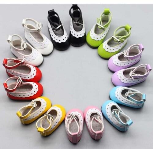 20Pairs/Lot New BJD Accessories Shoes 5CM Doll Shoes For Russian Doll