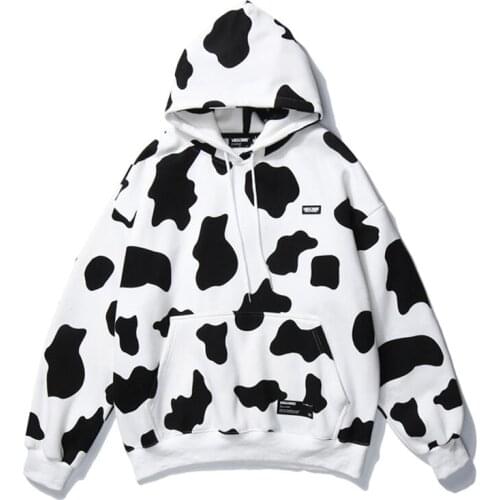 2020 Street Cows in an Inca Fleece Hoodie for a Bf Student Hoodie for a Couple of Tops
