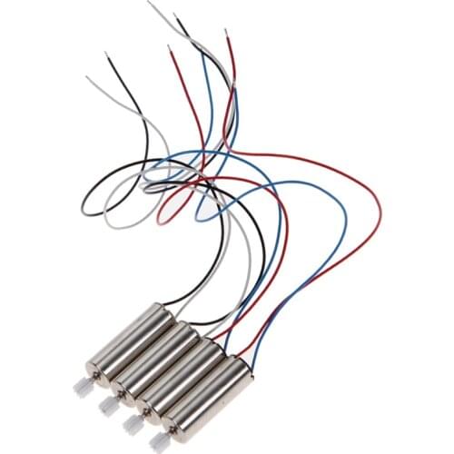 4PCS RC Drone Motors with Plastic Gear for Syma X5C X5C-1 Spare Part Motor Part CW CCW Motor Engine Accessory