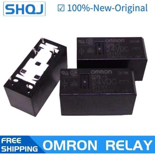 OMRON RELAY G2RL-1 12VDC G2RL-1 24VDC G2RL-1 12V 24V 12A Brand new and original relay