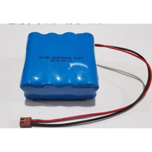 Battery Pack NI-MH AA2000mAh 1.2V 9.6v 56*28*29