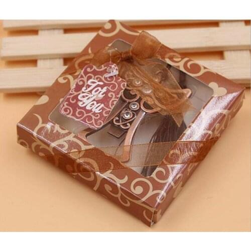 Free Shipping 500pcs Bridal Shower Favors Antique Bronze Copper Angel Bottle Opener Wedding Favors Party Gift Baby Shower