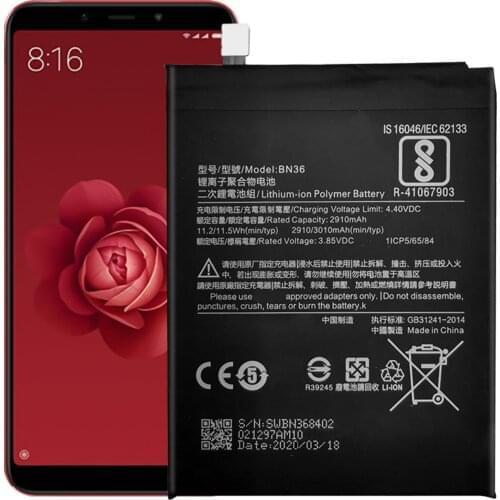 Аккумуляторы для телефонов Xiaomi Mi 6X DDONG PLUS China At AliExpress