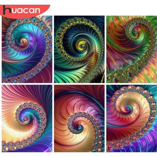 HUACAN 5D DIY Diamond Painting Full Round Square Flower Diamond Embroidery Mandala Rhinestones Mosaic Home Decor
