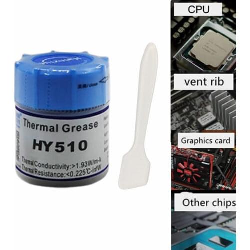 HY510 Grey Silicone Compound Thermal Paste Conductive Grease Heatsink For CPU GPU Chipset notebook Cooling