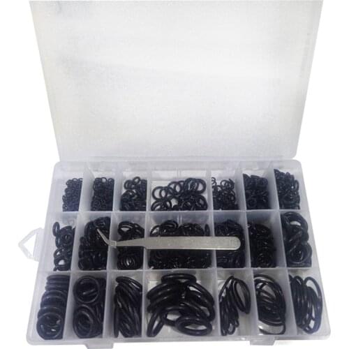 Set Of 960 O-Rings Assortment Of O-Rings, Rubber Seals Rings 21 Different Assortments with Rubber Seals