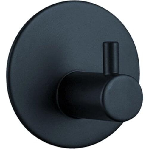 Sticker Adhesive Stainless Steel Wall Mount Holder Hook 1pc Door Clothes Coat Hat Hanger Hanger Towel Clothes Robe Rack