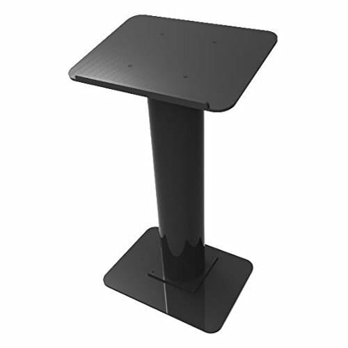 Fixture Displays Podium, Black Acrylic Pulpit, Lectern - Assembly Required