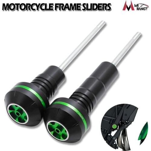 CNC Frame Sliders Crash Engine Protector Pads For Kawasaki Versys 650 VERSYS650 2016 2015 Motorbike Parts Frame Sliders Crash Pa