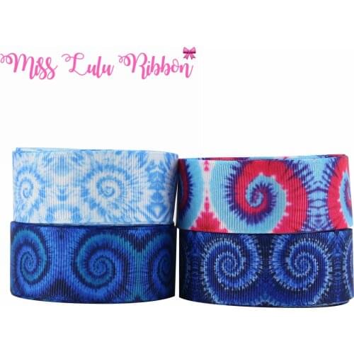 Factory Price Custom 50 Yards Colorful Printing Ribbon 22MM, 25MM, 38MM Grosgrain Ribbon For Bow/Party Decoration