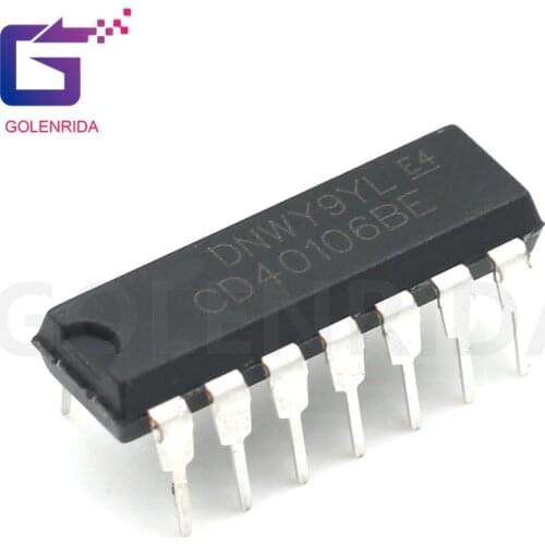 10PCS CD40106BE DIP14 CD40106 DIP 40106BE DIP-14
