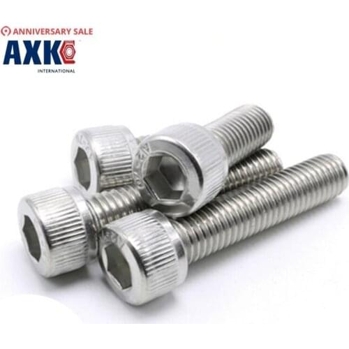 100pcs/lot 4#40X1/2 stainless steel 304 UNC American standard hex hexagon socket pan head screws bolts hardware fasteners277