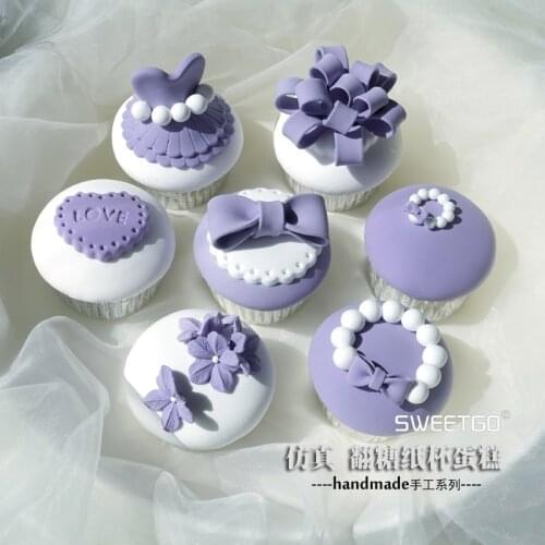 4pcs wedding Purple Resin Flatback Flat Back Cabochon DIY Resin Craft tea table Decoration PU mini Macaron Kitchen