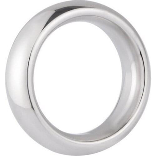 40/45/50mm for choose Donut Metal Stainless Steel cock Rings Male Delay Ejaculation Hard Prevent Impotence Penis Lock Sex Toys
