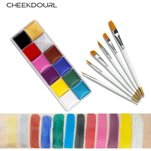 Watercolor Paint Brushes Different Shape Round Pointed Tip Nylon Hair Painting Brush Set Art Supplies