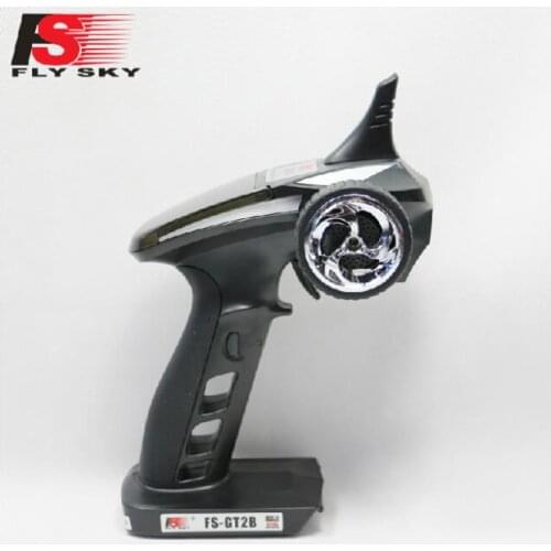 Free shipping 100% Genuine Original Flysky FS-GT2B 2.4G 3CH Radio Model Remote Controller Transmitter + Receiver for RC Car Boat