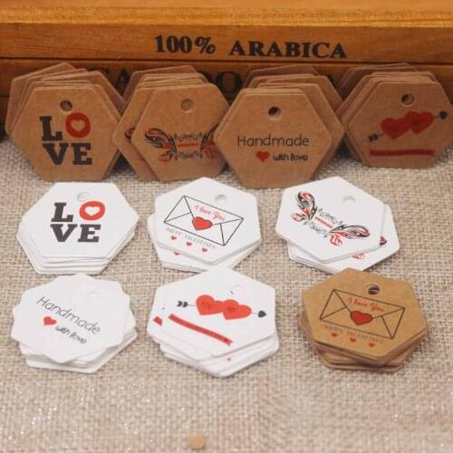 3*3.5cm mutli styles Diy wedding tag card sweet love get married gifts tag card Vintage kraft/white paper hang tag card100pc/lot
