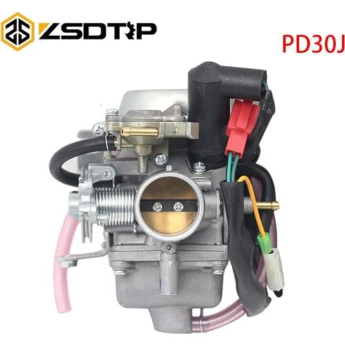 ZSDTRP Motorcycle Carburetor With E-choke PD30J For CF250 CH250 CN250 4 STROKE Off Road Motor