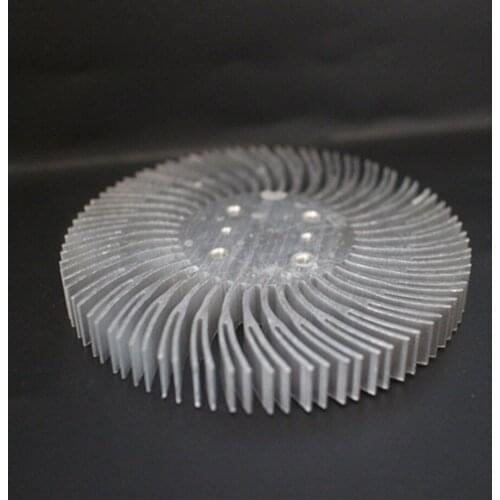 Round LED Heatsink Radiator Aluminum 10W Heat Sink Radiator for Household Lamp Radiator Replaceable