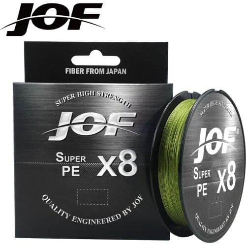 JOF 8 Weaves Multifilament Fishing Line 300M 500M 8 Strands Braided Fishing Line PE Line 15 20 30 40 50 60 80 100LB