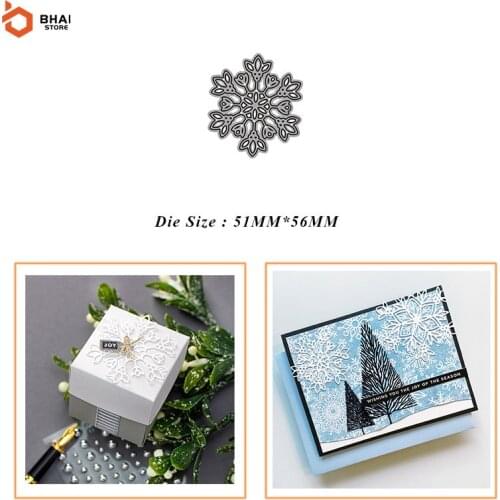 Mini Christmas Snowflakes Metal Cutting Dies Stencil DIY Cards Stencils Photo Album Embossing Paper Making Scrapbooking Knife Mo