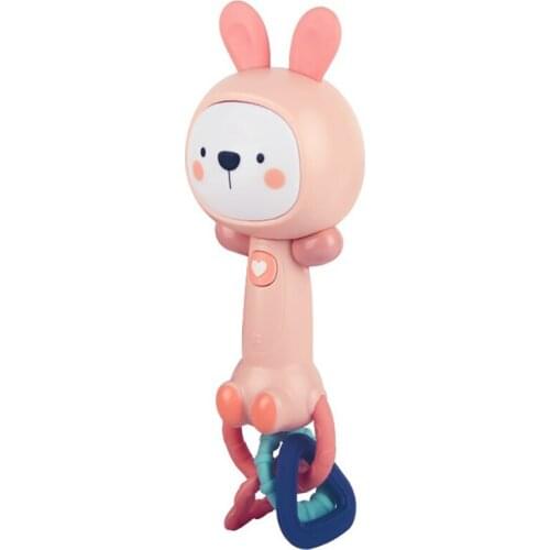 Multifunction Plastic Toys Soft Rattles Teether Toys Music Rhythm Stick Kids Toy Teether Rattle