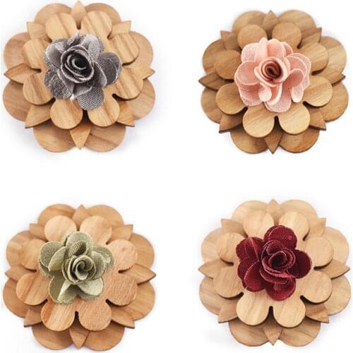 Fashion men suits corsage, Bow Tie, Europe and the United States mens suit wedding wooden wooden corsage Bow ties