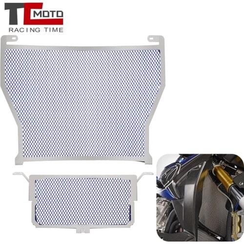 For BMW S1000RR S1000R S1000XR HP4 Motorcycle Accessories Radiator Guard Grille Cover Oil Cooler Bezel Protector Water Tank