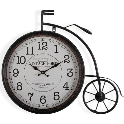 Wall Clock Bicycle Metal (6 x 60 x 50 cm)