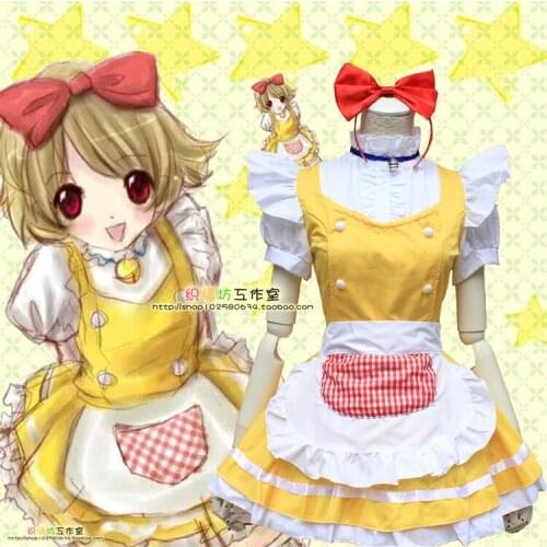 New Cosplay Anime Costume Lolita Cute Maid Costume COS Halloween Party Costumes