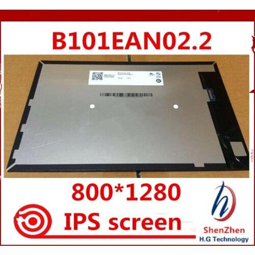 Original 10.1 inch B101EAN02.2 B101EAN02.4 high-quality 1280*800 HD IPS LCD screen