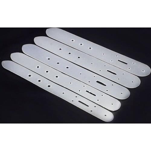 5Pcs/Set Plastic Leather Belt Buckle Head End Orientate Punch HoleTemplates Leather Crafts Stencil Tools 25/30/35/38/40mm