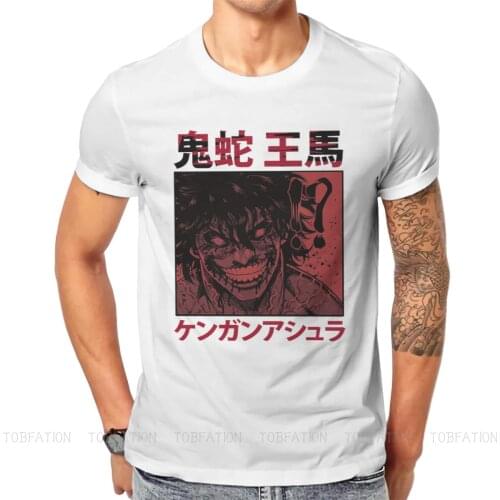 Ohma Casual TShirt Kengan Ashura Tokita Yamashita Kazuo Akiyama Kaede Printing Streetwear Leisure T Shirt Men Gift Idea