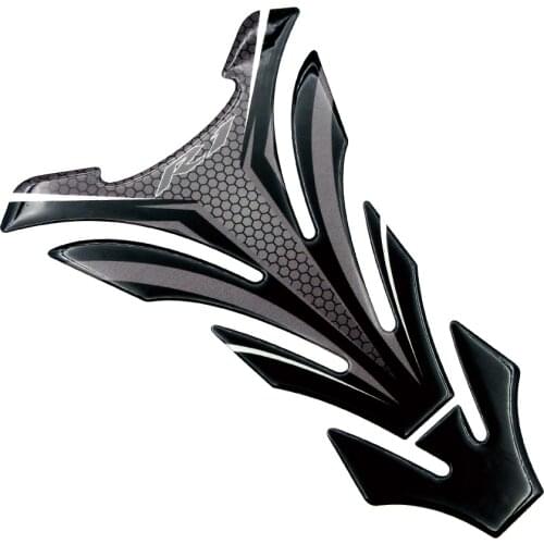 Motorcycle 3D Resin Reflective Sticker New Carbon-look Tank Pad Protector Stickers Fish Bone Decals For Yamaha R1 YZF R 1 YZF-R1