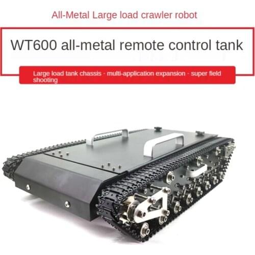 Wt600 Crawler-Type Remote Control Tank All-Metal Remote ControlIntelligent Crawler RemoteShooting off-Road Explosion Elimination
