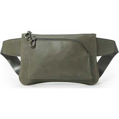 Street Trendy Fashion Mens Chest Bags Top Leather Mini Shoulder Crossbody Bag Male Waist Pack for Phone Pouch Clutches Purses