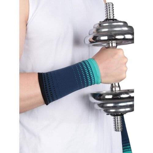 1Pc Cotton Knitting Sweatband Sports Wrist Tennis Wrist Band Arm Sweat Absorb Sleeve Bracers Wrap