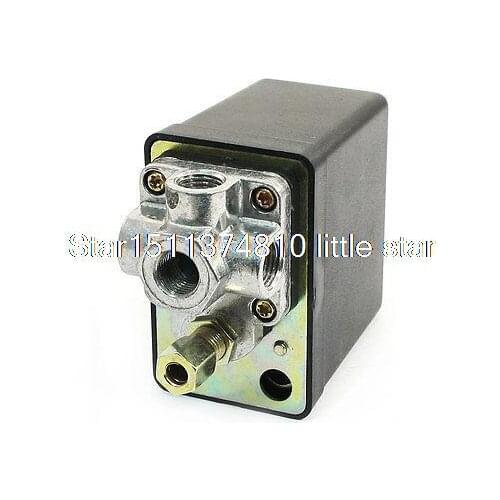 175 PSI 4 Port Pressure Switch Pneumatic Control Valve for Air Compressor