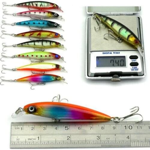 43 Pcs Mixed Artificial Fishing Lure Fishing Lure Set Hard Bait Kit bait Fishing Attractive Strongly bait