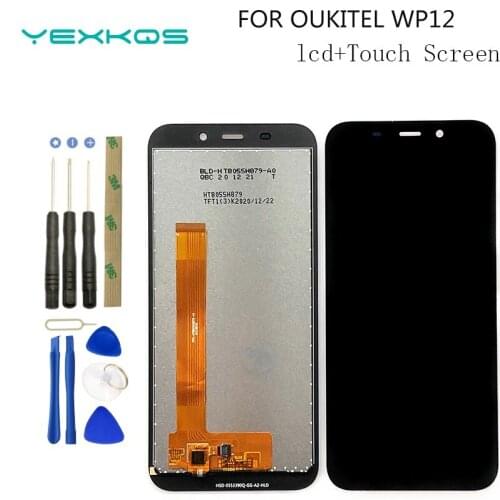 5.5 inch OUKITEL WP12 LCD Display+Touch Screen Digitizer Assembly 100% Original New LCD+Touch Digitizer forOUKITEL WP12+Tools