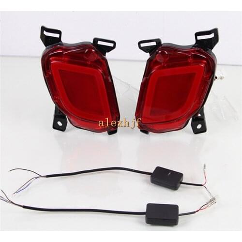 July King Car LED Rear Brake Lights Case for Toyota Highlander 2014-2018, Brake Light + Night Running Light + Turn Signals Light
