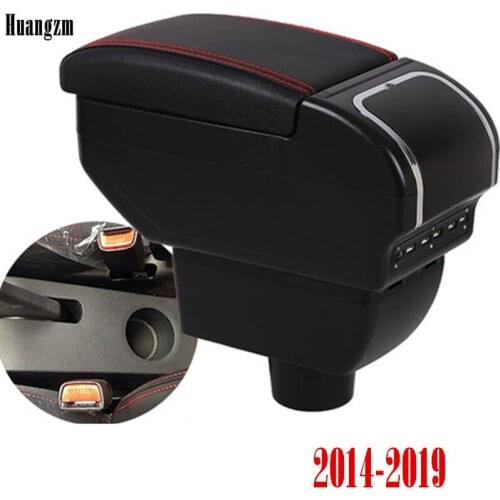 Centre Console Storage Box For new Geely MK gc6 armrest box 2014-2019 Arm Rest 2015 2016 2017 2018 with 9USB interface