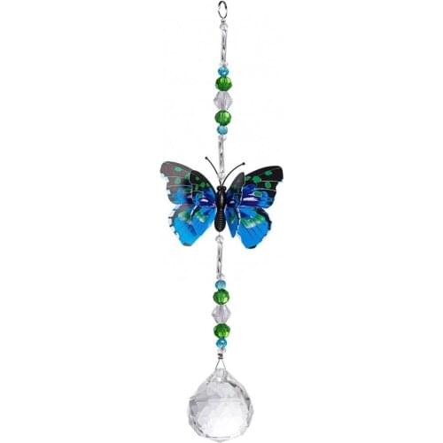 Window Decorative Sun Catchers Prisms Butterfly Hanging Crystal Pendant Decor Aesthetic Room Decor