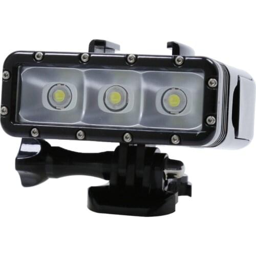 Hero5 Waterproof LED Flash Light + hero3 battery for GoPro Hero 5 4 Session 3 SJCAM sj4000 wifi xiaomi Yi Camera accessories