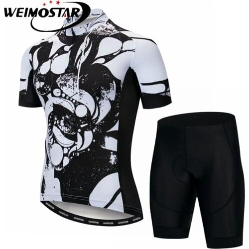 Weimostar Team Mens Cycling Jersey Sets Summer Maillot Ropa Ciclismo MTB Bike Bicycle Breathable shorts Clothing Suit