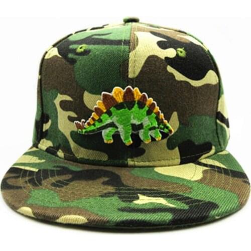 Ldslyjr Stegosaurus Dinosaur Embroidery Cotton Baseball Cap Hip-hop Cap Adjustable Snapback Hats for Men and Women 91